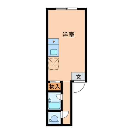 コーポ琴の物件間取画像